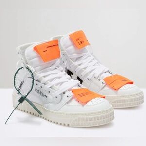 Off white high top sneakers